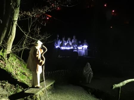 Utrinki iz 56. uprizoritve predstave Božična noč pri Ivanovem izviru na Razkrižju 21